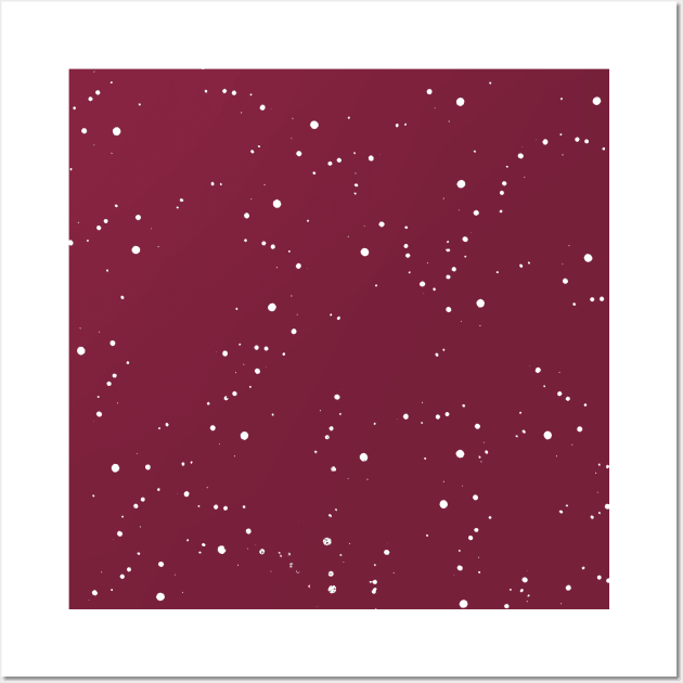 Red Wine Coloured Wall Art by speckled